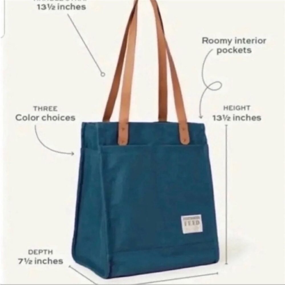 ‘Feed Projects’ To Feed Others Canvas Market Tote (#7) - Picture 4 of 16